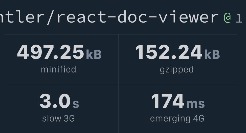 cyntler-react-doc-viewer-bundlephobia