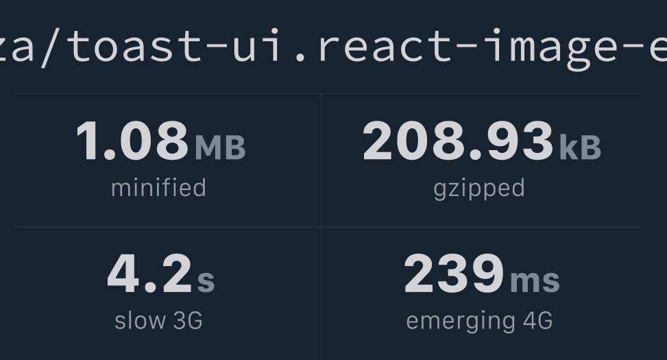 devmobiliza/toastui.reactimageeditor Bundlephobia