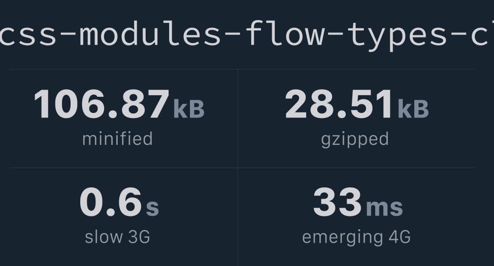 @ephys/css-modules-flow-types-cli Bundlephobia
