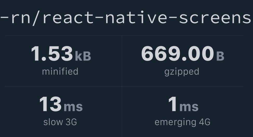 React Native Screens Npm