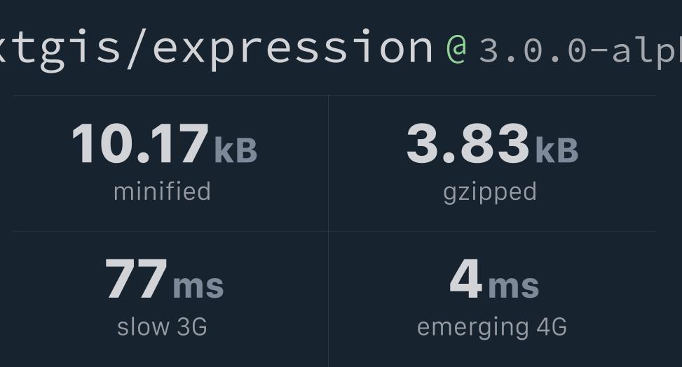 @nextgis/expression v3.0.0-alpha.17 Bundlephobia