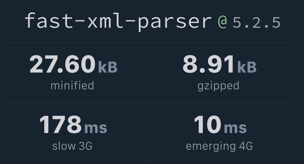 Fast Xml Parser Example