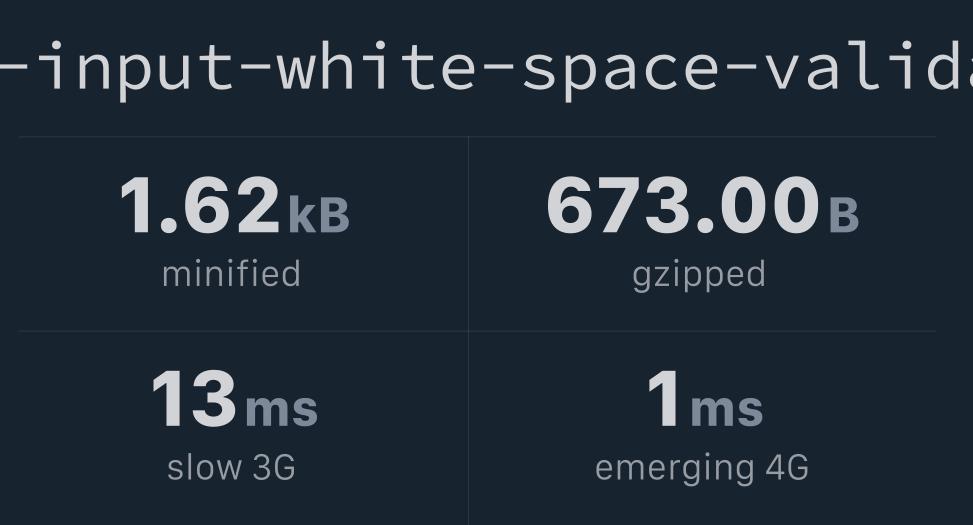 ngx-akshay-input-white-space-validation Bundlephobia