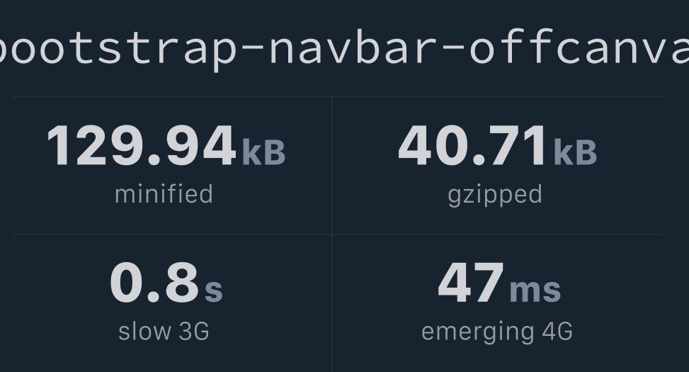 offcanvas navbar bootstrap 4