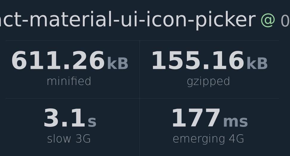 react-material-ui-icon-picker-bundlephobia